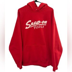 Snap On Tools Red Hoodie Pullover Men’s XL